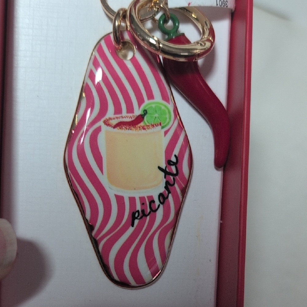 Piper K Picante Chili Pepper Bag Charm Hotel Key chain. - Picture 5 of 6